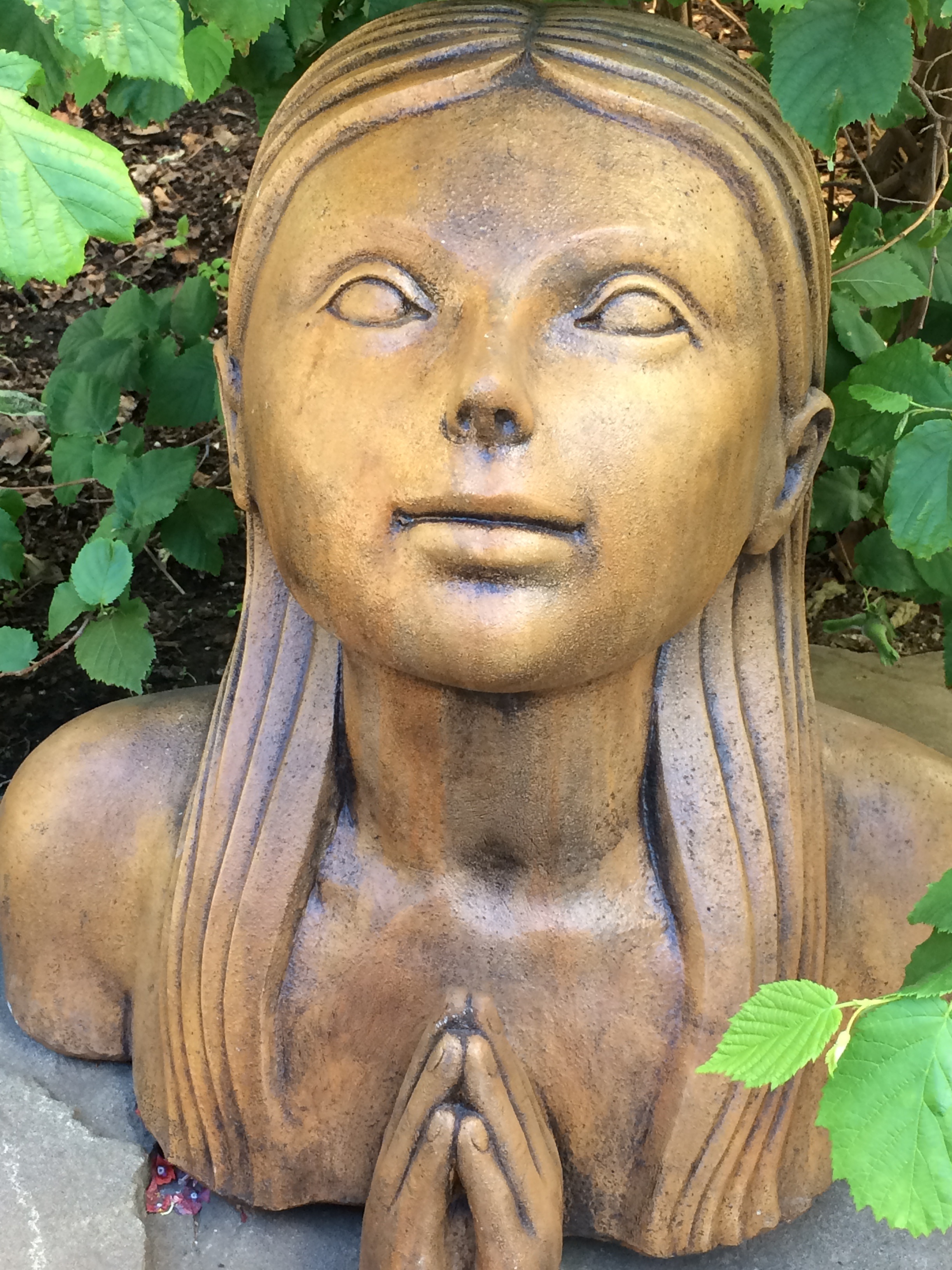 Girl Statue Garden Decoration free image download