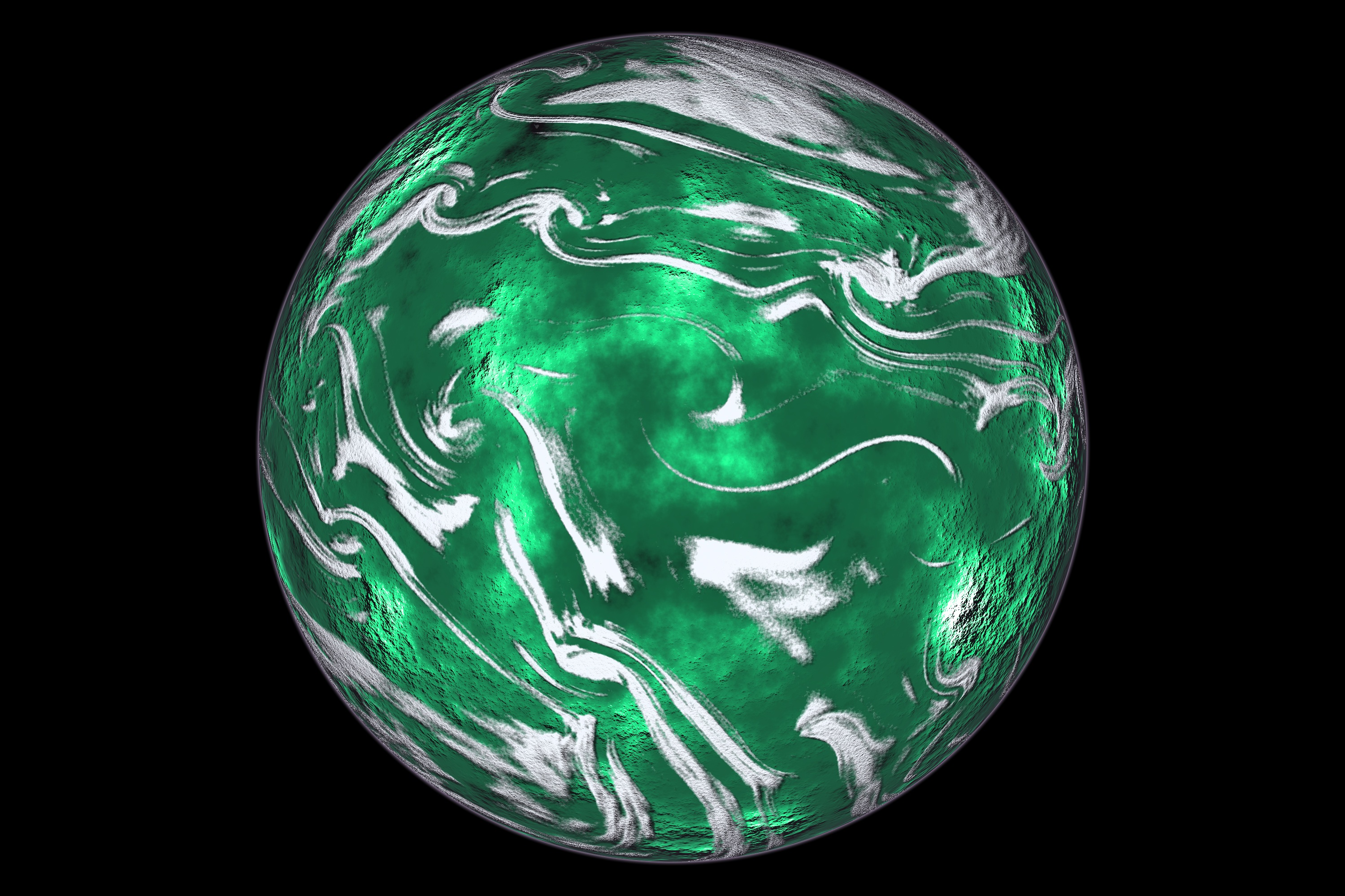 Green on black background free image download