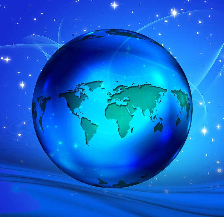 Blue water land free image download