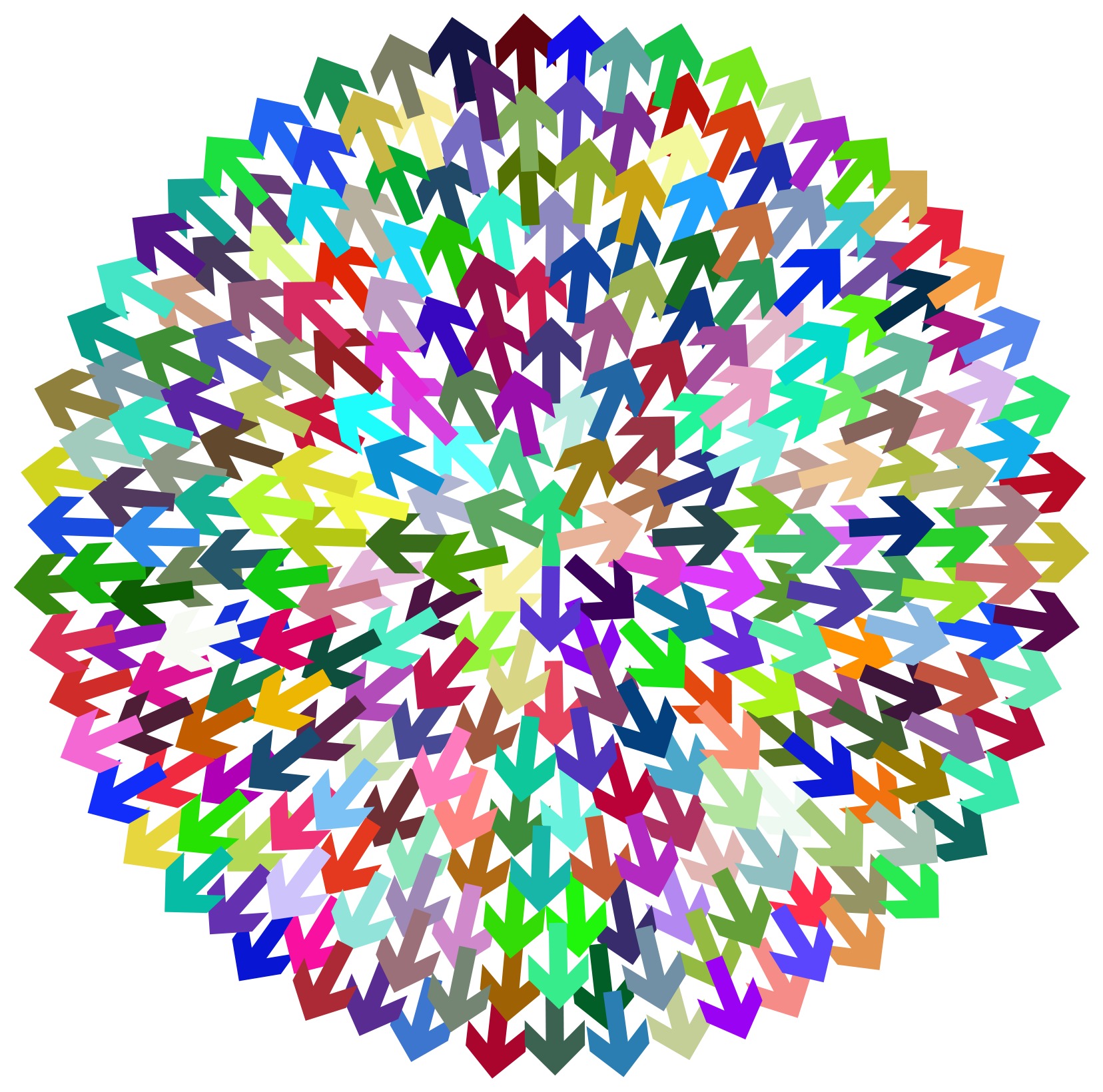 Arrows colored landscape view free image download