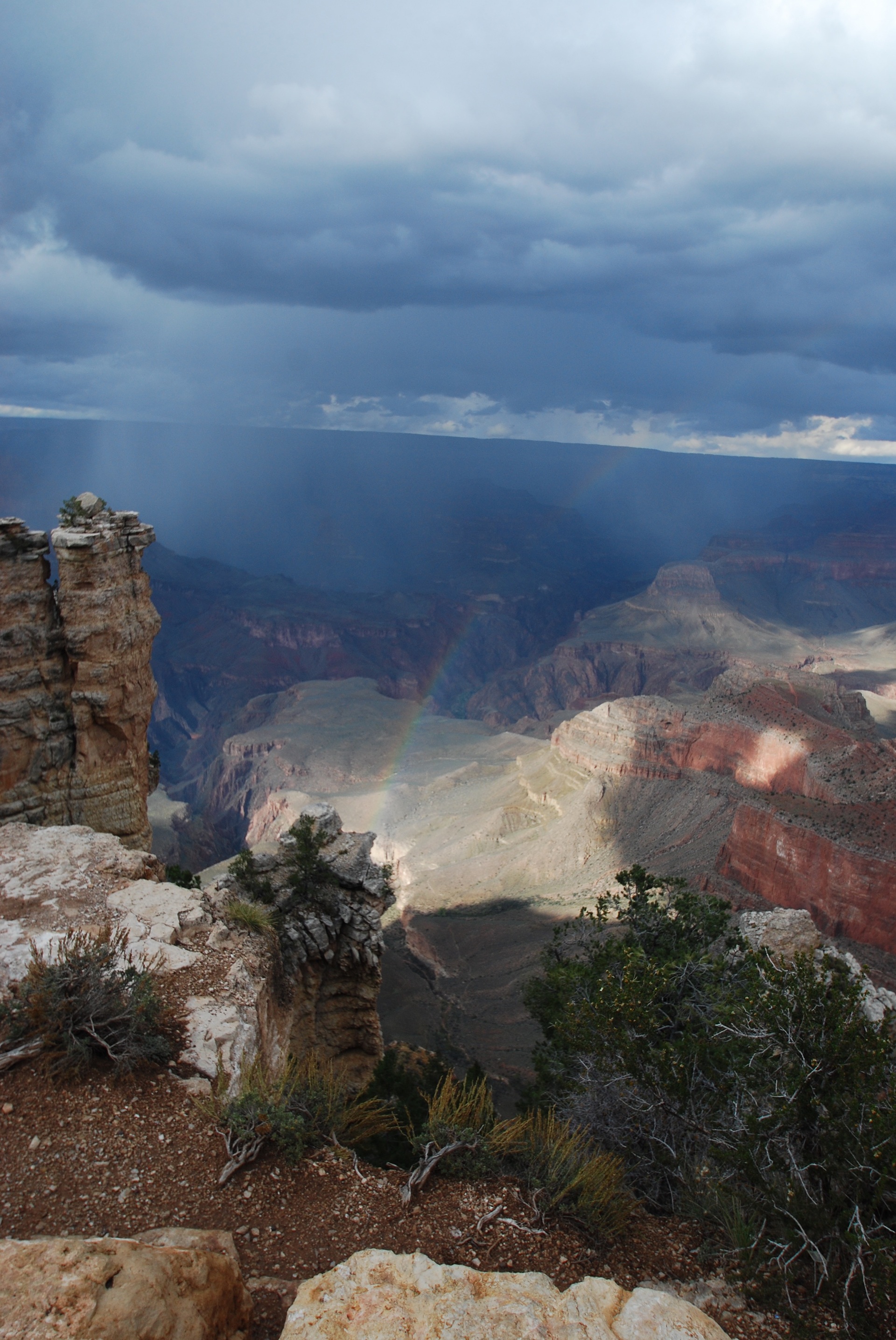 Rainbow Grand Canyon Rain National park free image download