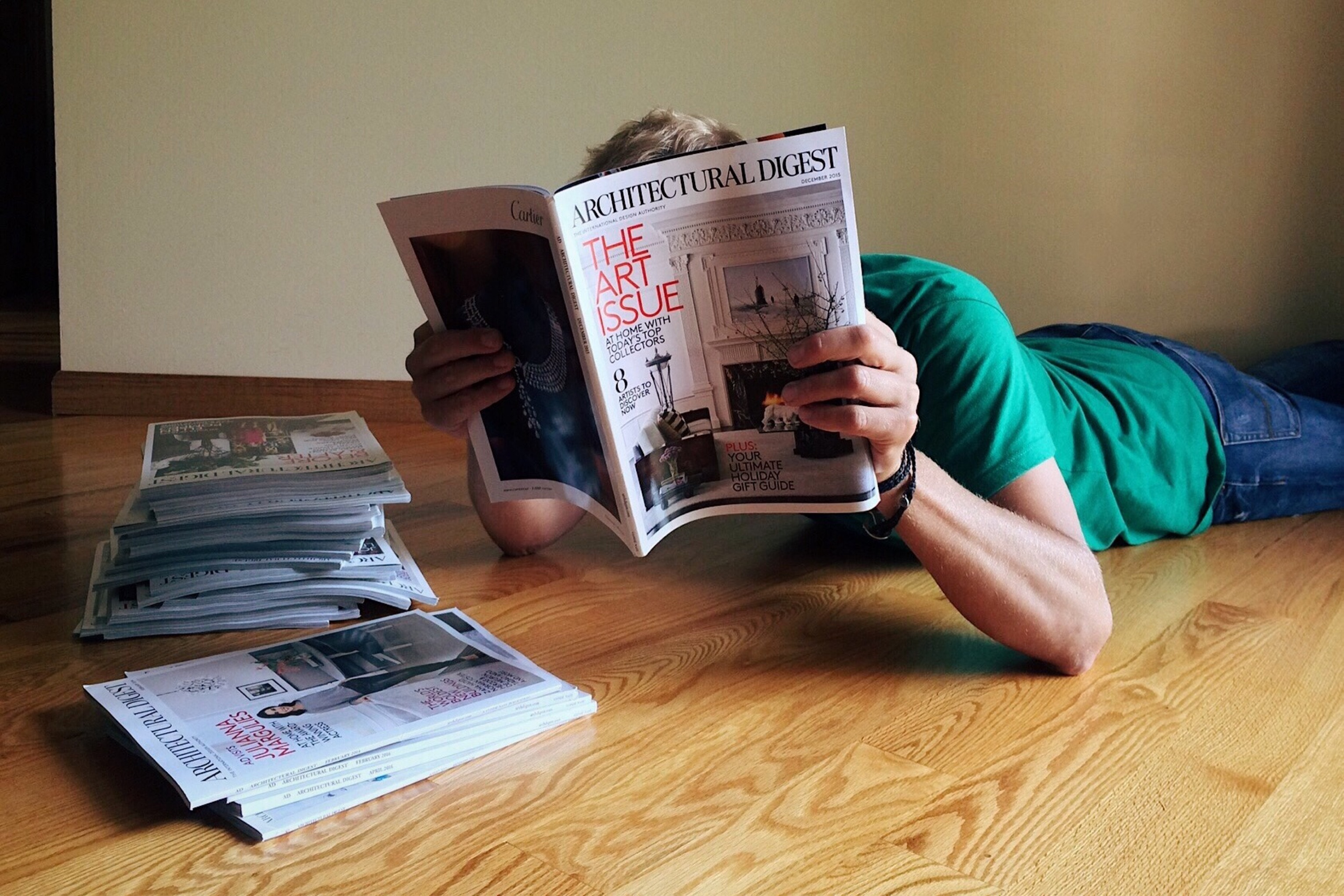 Reading Magazines free image download