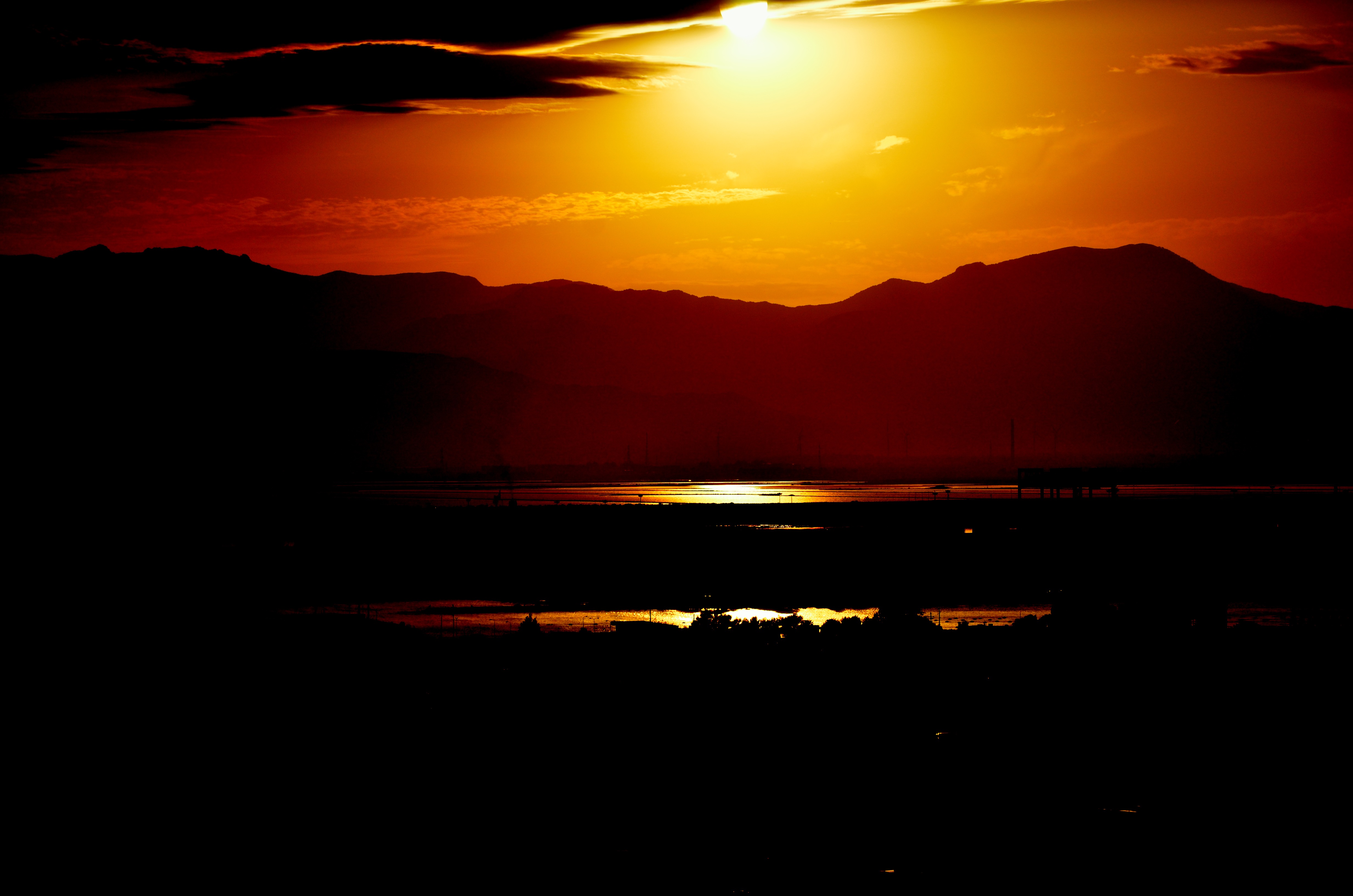 Sunset Shades Of Nature Colors free image download