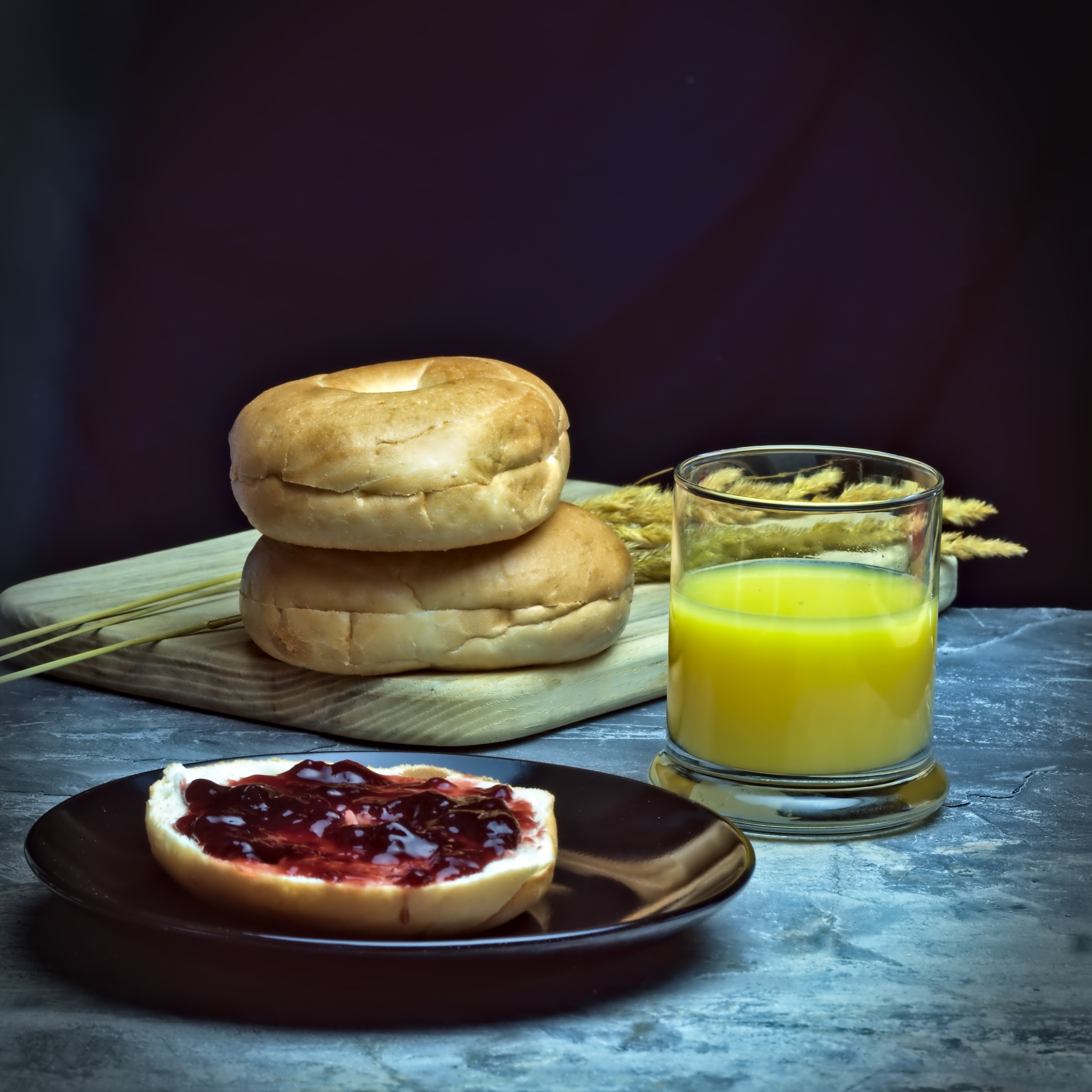 Juice and jam sandwich free image download