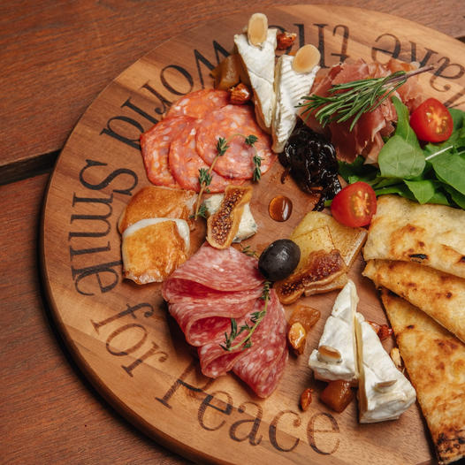 SHARING THE JOY WITH COLD CUTS & CHEESE PLATTER News Pizza 4P's