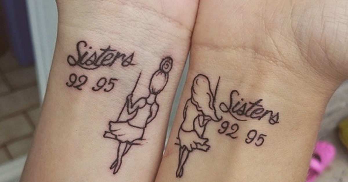 21 Sister Tattoos You're Going To Want To Get With Your Sister 628_x_1200_jpg