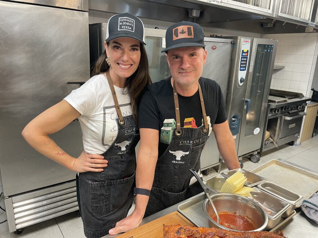 Connie DeSousa & John Jackson from Connie & John's Pizza in Calgary