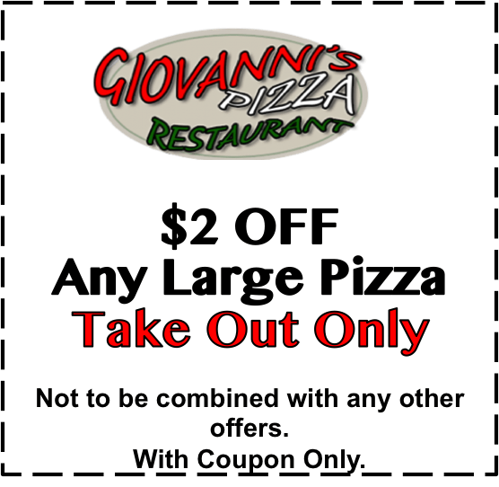 Specials Giovanni's Pizza and Italian Restaurant Royersford