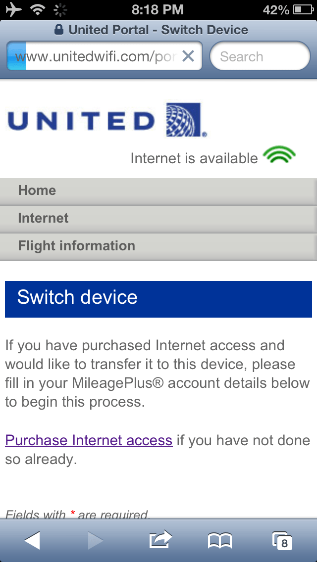 A Surprise Test Of United Airlines' New WiFi Service
