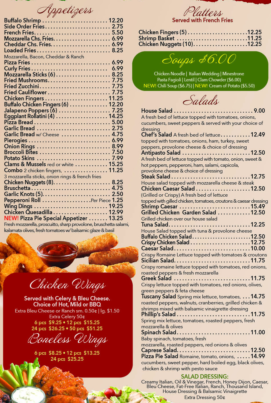 Pizza Pie II Delivery Menu Order Online 184 N Pine St Langhorne, PA