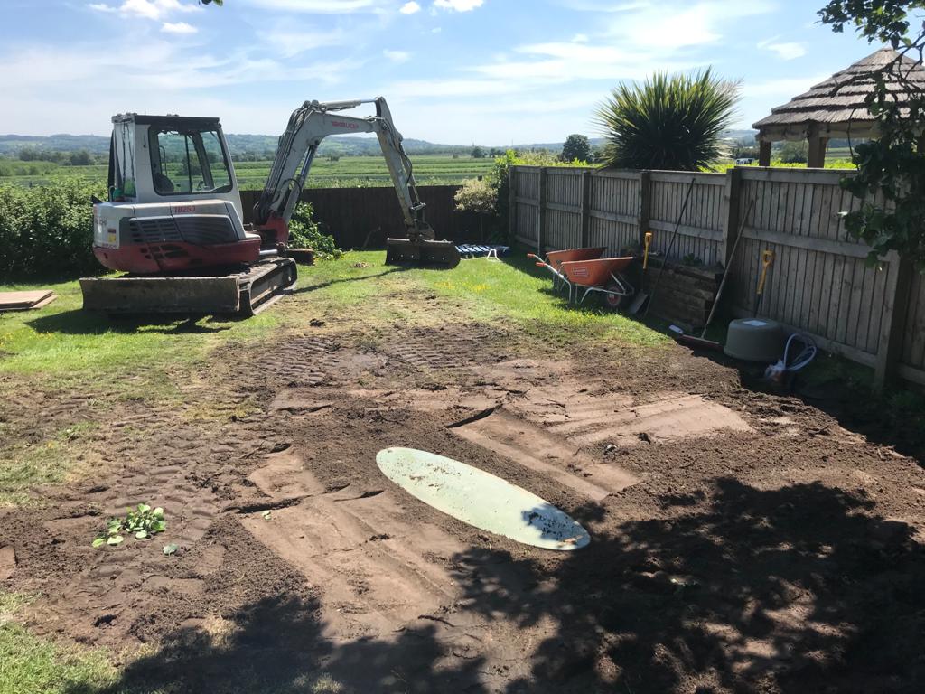 Klargester Sewage Treatment Plant installation Burscough