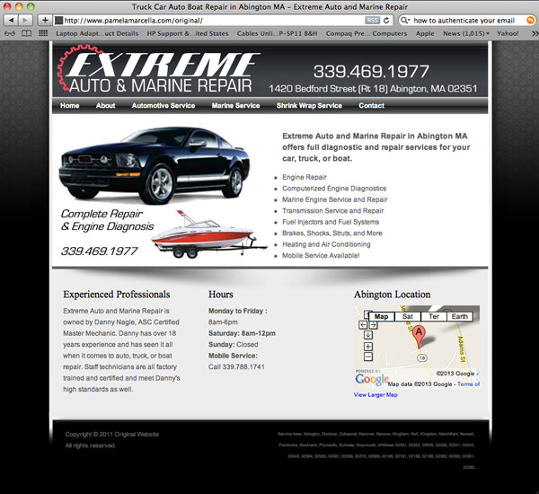 Extreme Auto & Marine Repair PJM Design