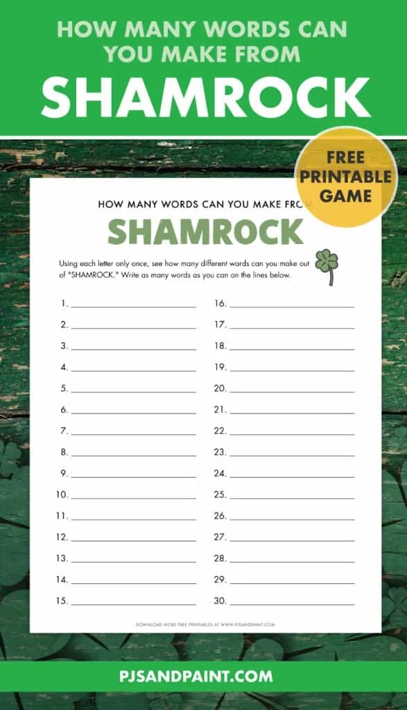 Patrick's day coloring pages that the little ones will love. St Patricks Day Games St Patricks Day Printable Games Scattergories Instant Download Trivia Word Search St Patricks Day Party Games Party Games Paper Party Supplies Vadel Com
