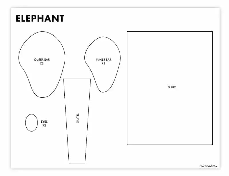 How to make a toilet paper roll elephant craft Pjs and Paint