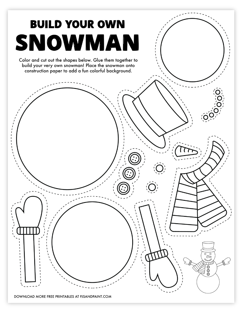 Printable Snowman Templates