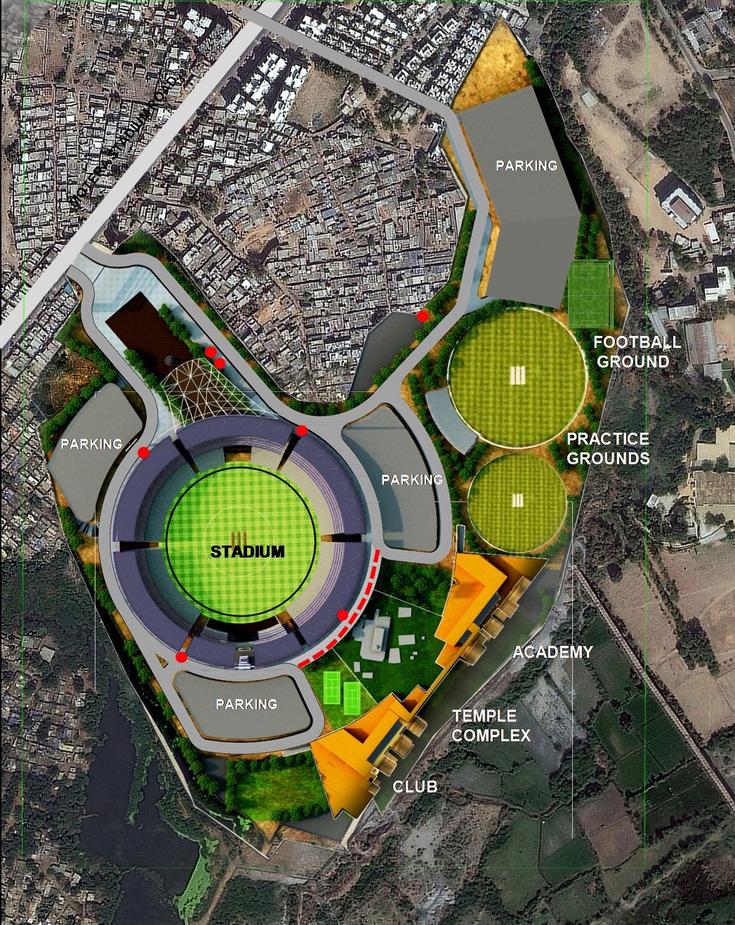 GCA MOTERA STADIUM, Ahmedabad project PK Das & Associates