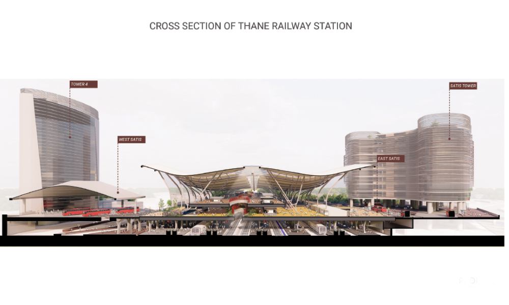 Railway Station, Thane project PK Das & Associates