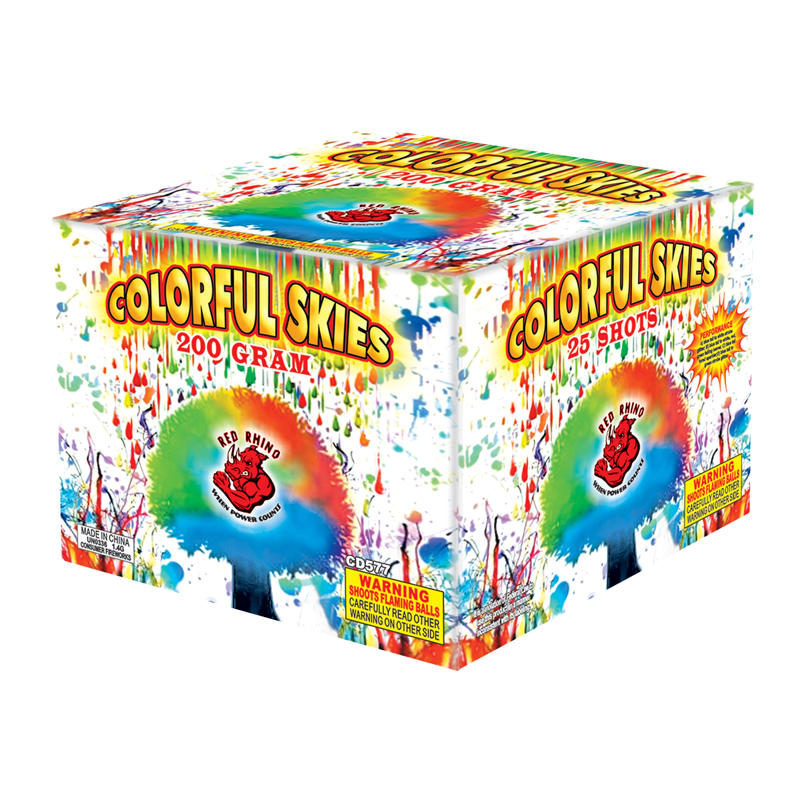 Colorful Skies Powder Keg Fireworks