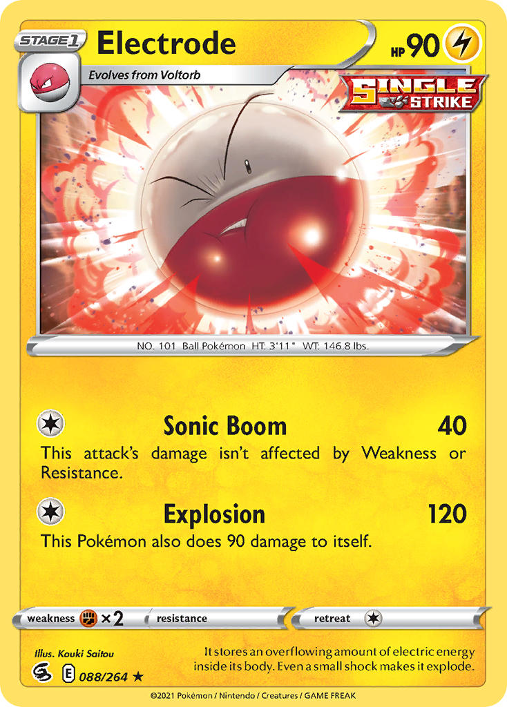 Electrode · Fusion Strike (FST) 088 ‹ PkmnCards