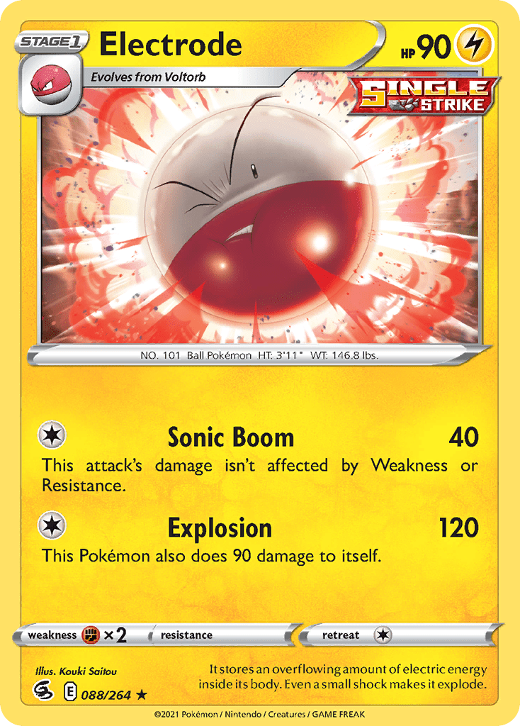 Electrode · Fusion Strike (FST) 088 ‹ PkmnCards