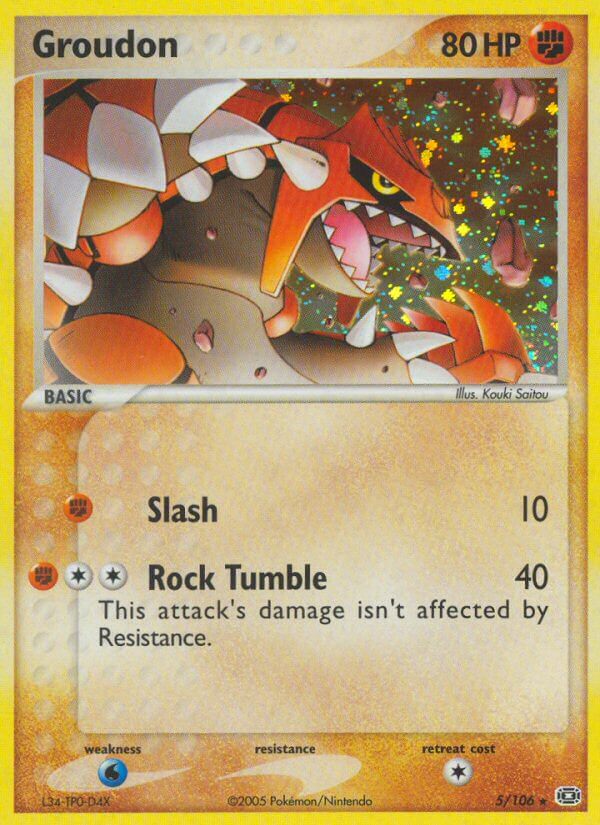 Groudon (Emerald EM 5) — PkmnCards
