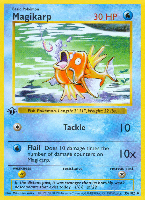 Magikarp · Base Set (BS) 35 ‹ PkmnCards