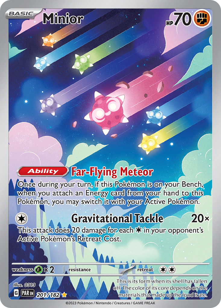 Minior · Paradox Rift (PAR) #201 ‹ PkmnCards