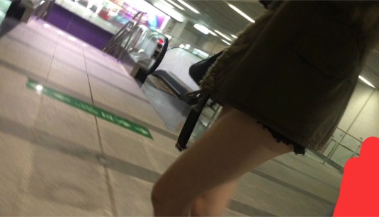 高雄にいた美女の脚