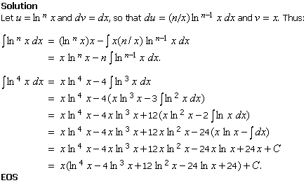6 5 3 The Method Of Integration By Parts