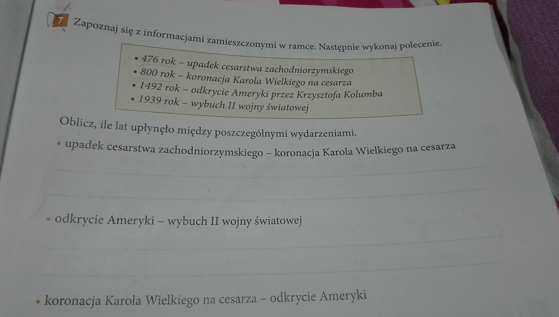 Zapoznaj się z informacjami zamieszczonymi w ramce. następnie wykonaj
