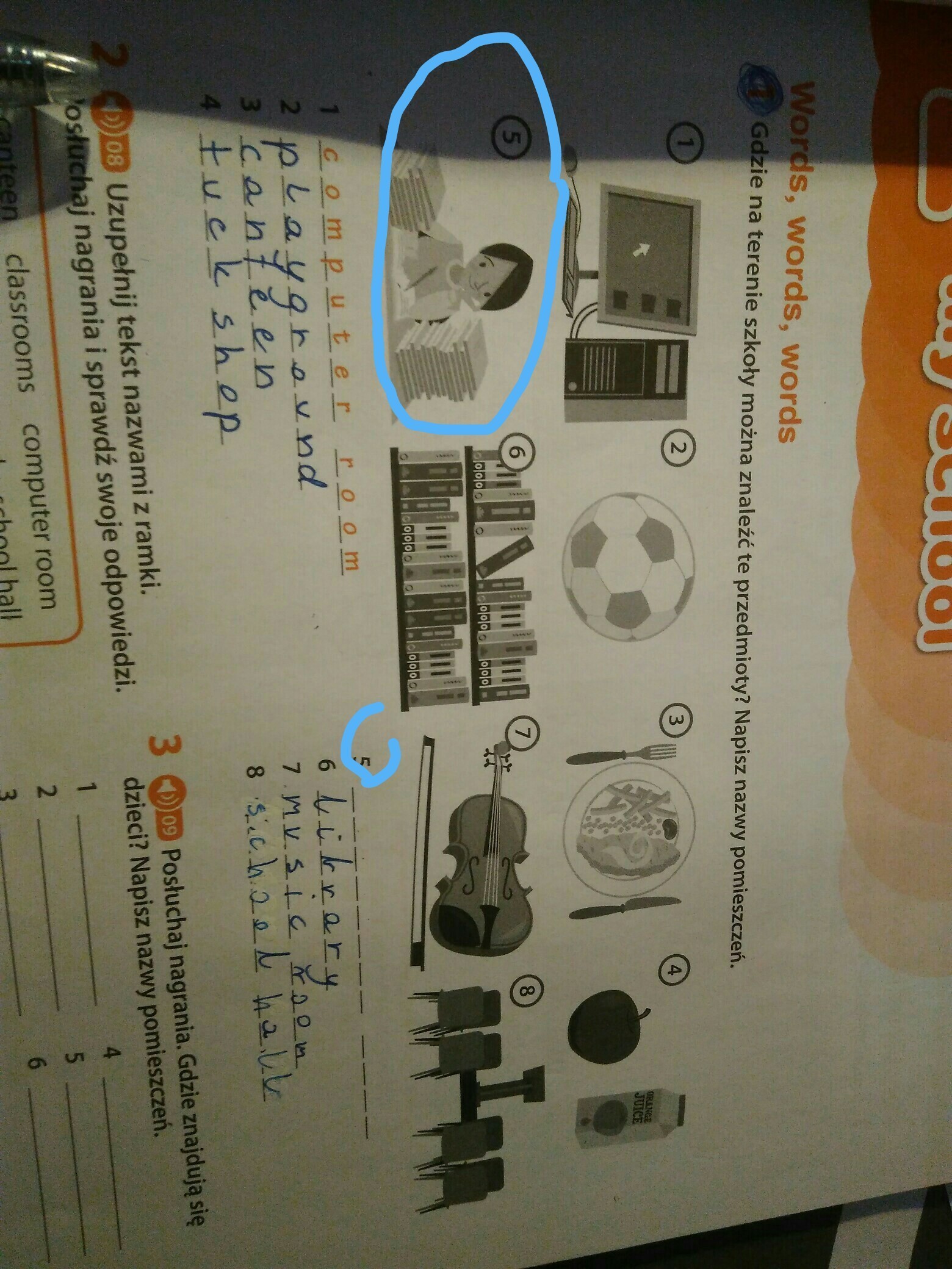 steps plus klasa 5 my school z.1 strona 11 bardzo proszę o pomoc