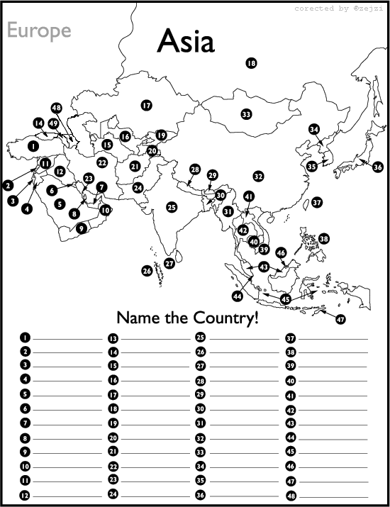 South Asia: Countries Map Quiz Game Seterra GeoGuessr