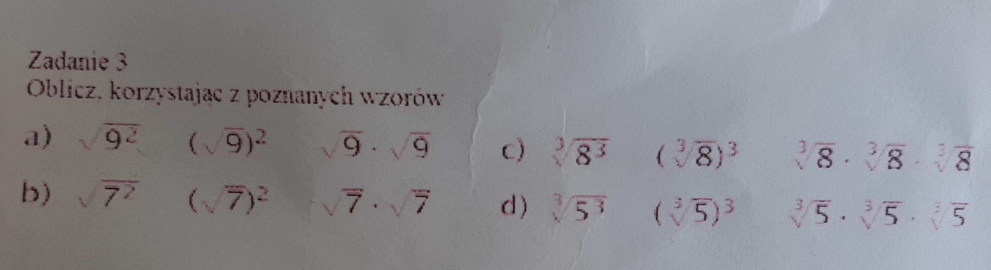 Oblicz korzystając z poznanych wzorów.PLS POMOCY!! Brainly.pl