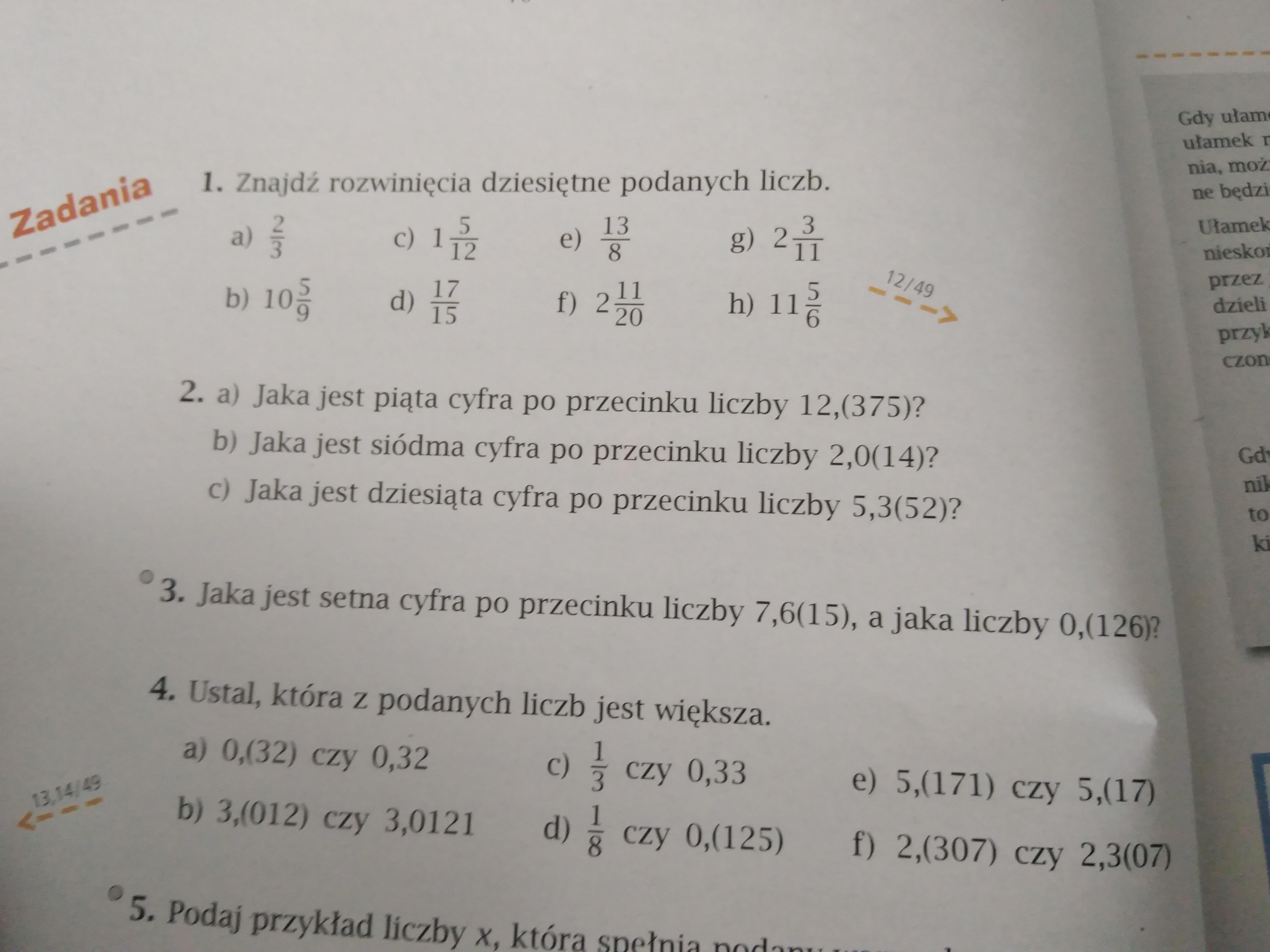 Pomoże ktoś, że zdjęcia zadanie 2 i 4 podręcznik matematyka z plusem