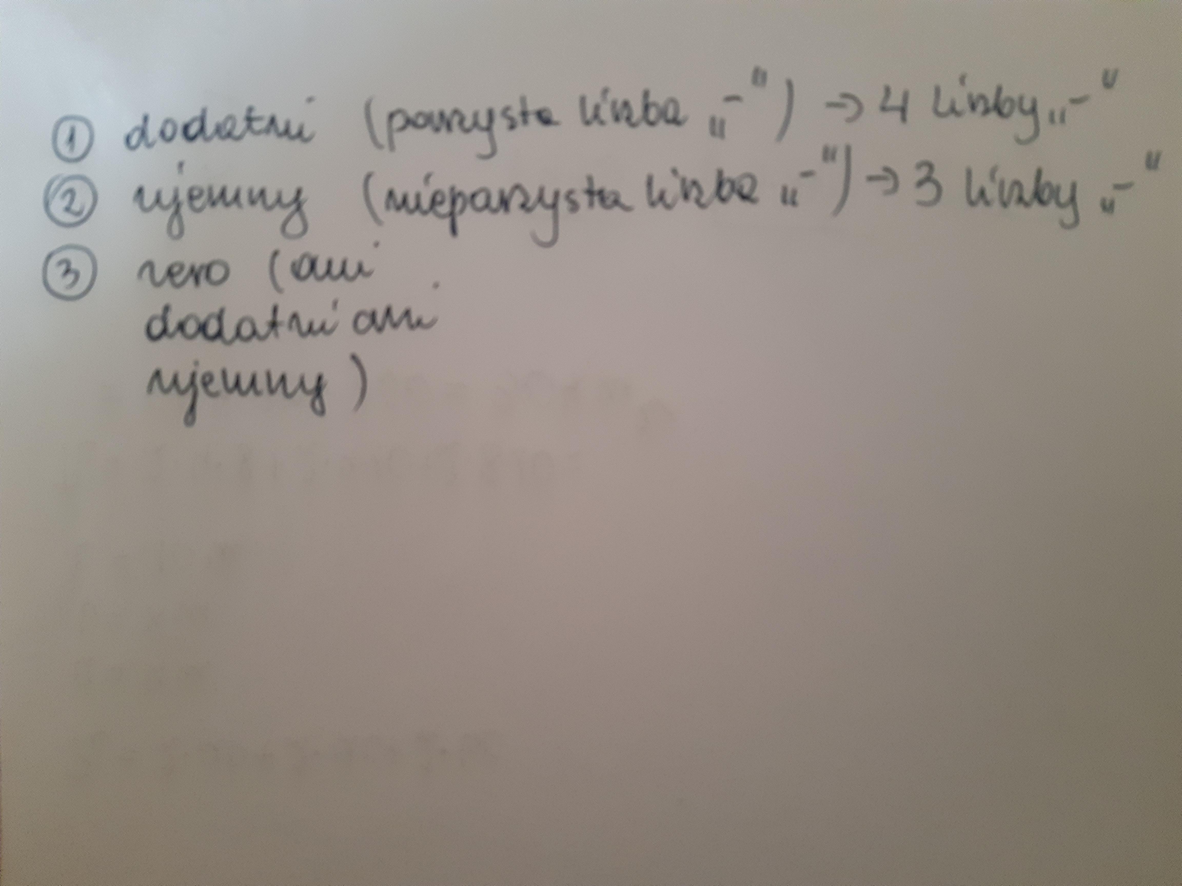 Czy wynik podanego działania będzie liczbą dodatnią czy ujemną? (6