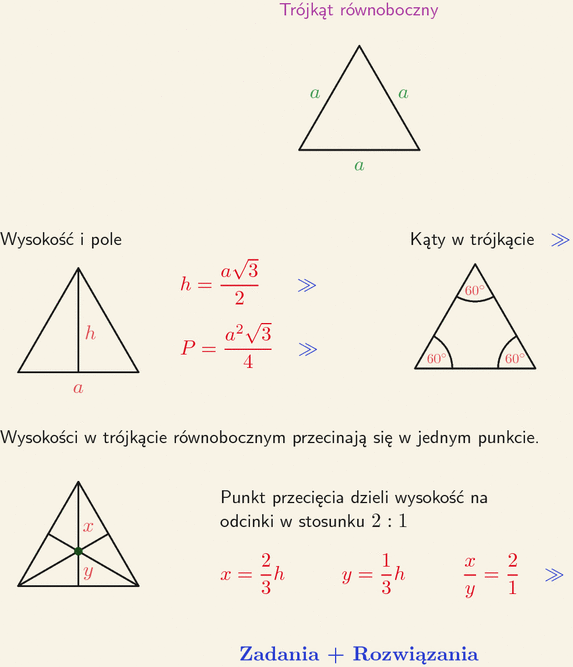 jak obliczyc długość wysokosci w trójkącie?? Brainly.pl