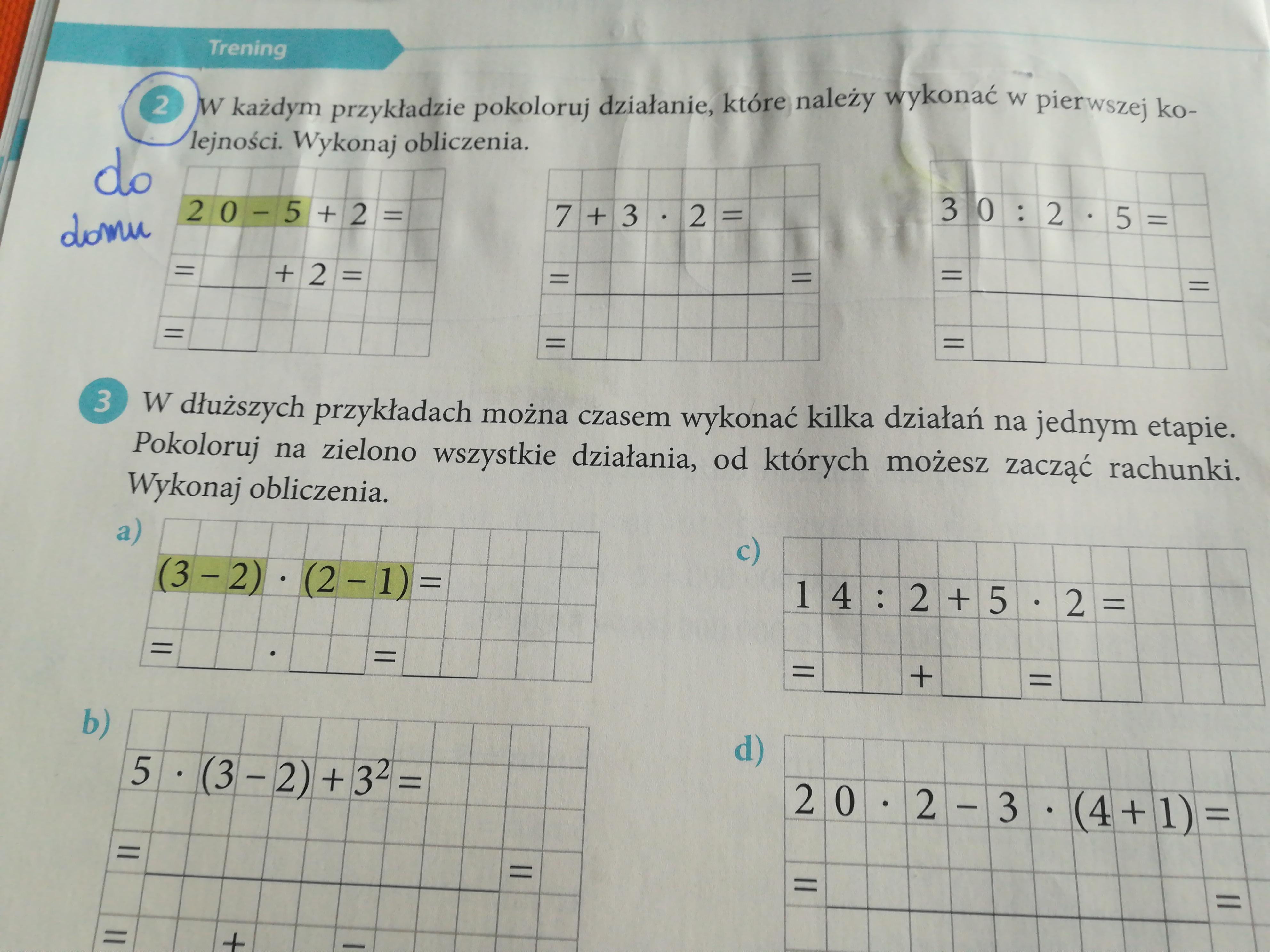 Proszę o pomocmam zadanie z matematyki klasa 5 ćwiczenia matematyka z