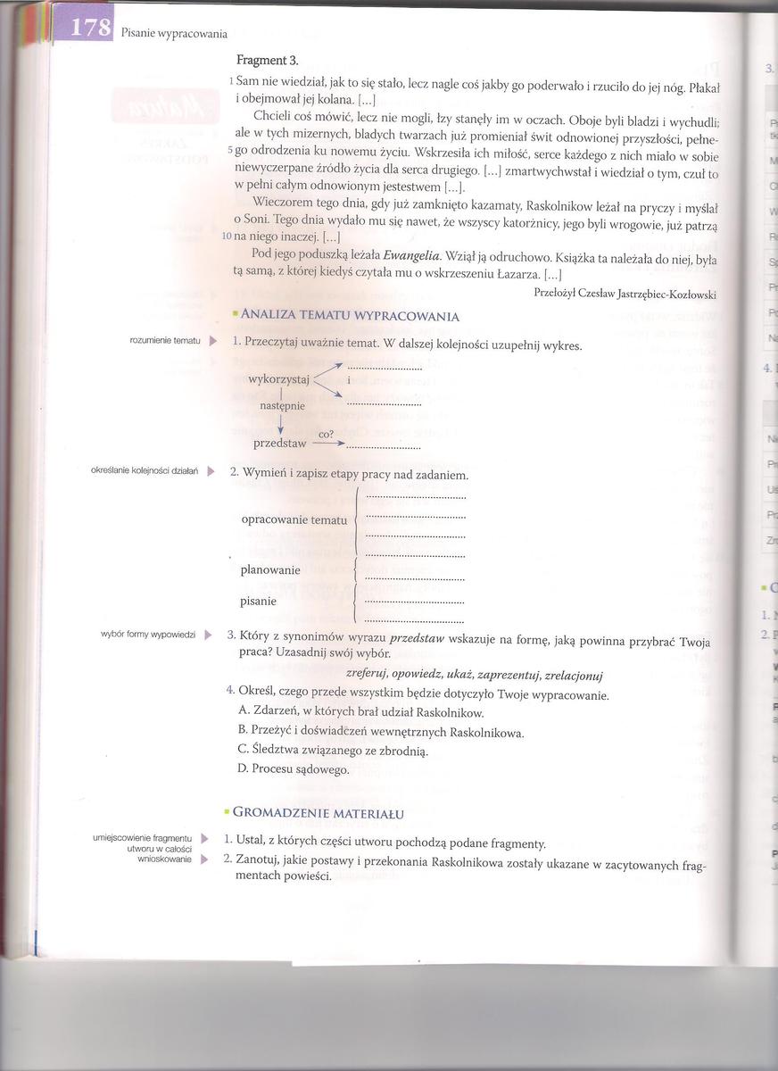 Przedstaw przemianę wewnętrzną, jaka dokonała się w Raskolnikowie