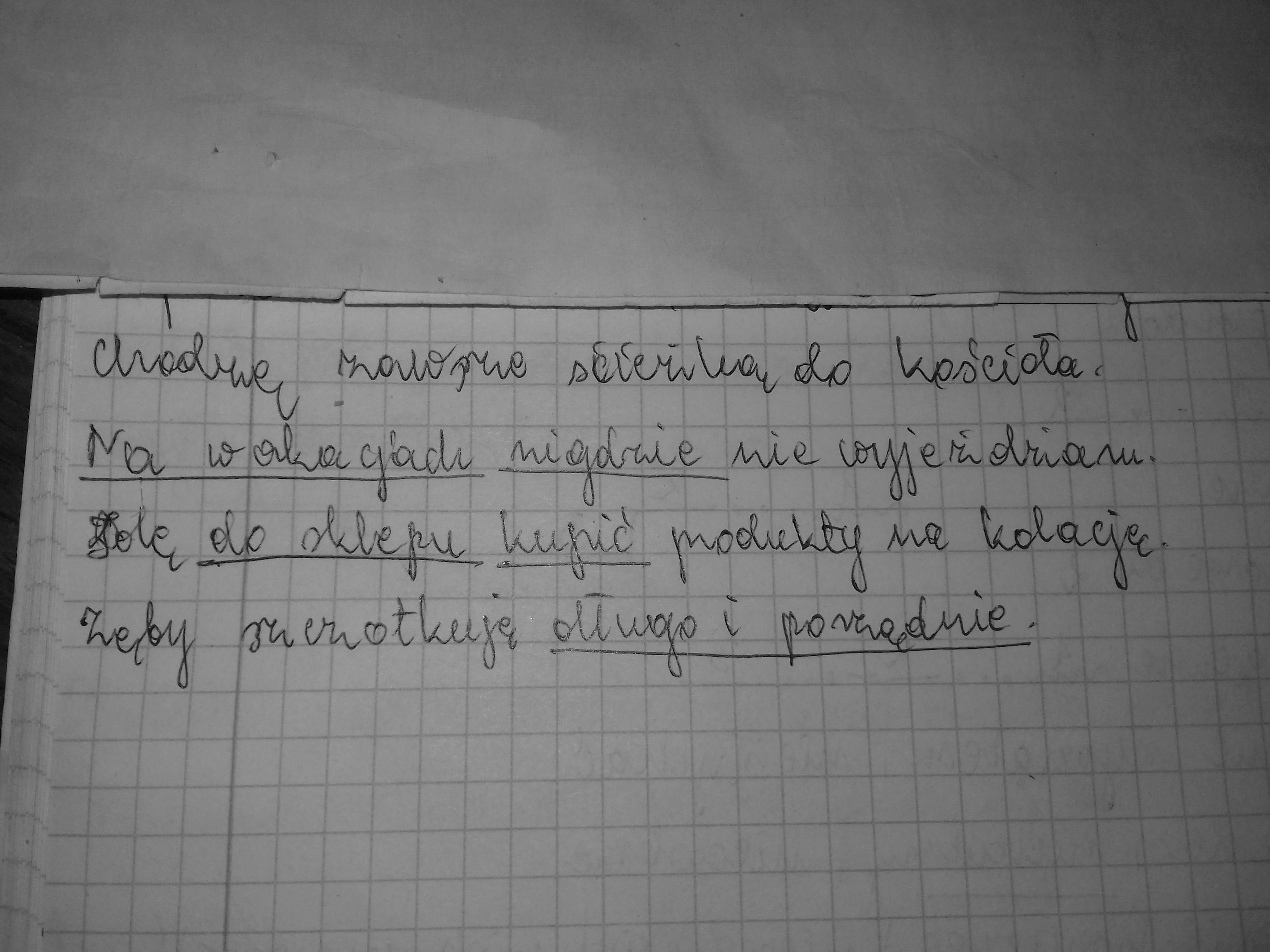 Odpowiedz Na Pytania Pełnymi Zdaniami Podkreśl Okoliczniki W Swoich