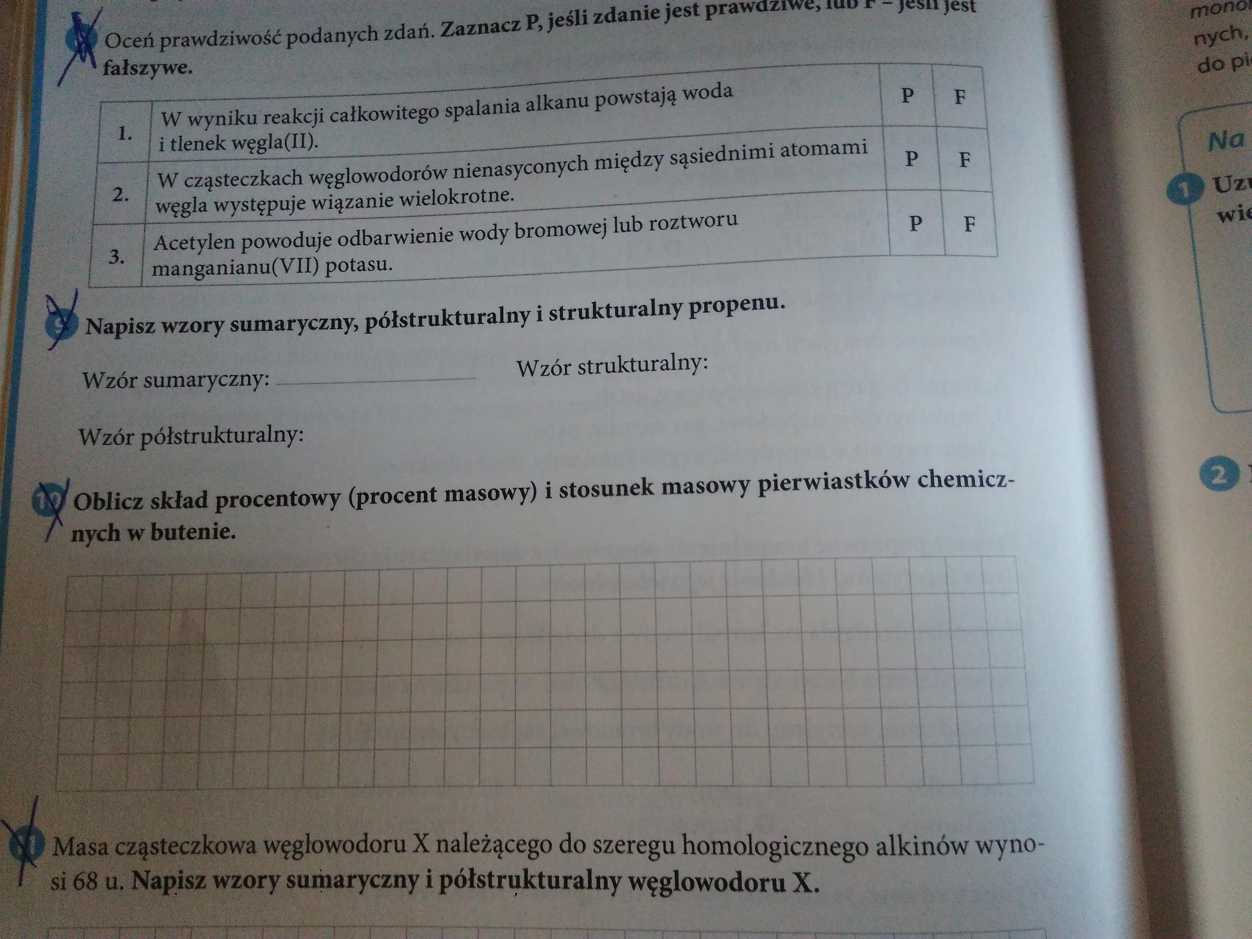 Chemia Klasa 7 Sprawdzian Dział 2 Gęstość Substancji Chemia Klasa 7