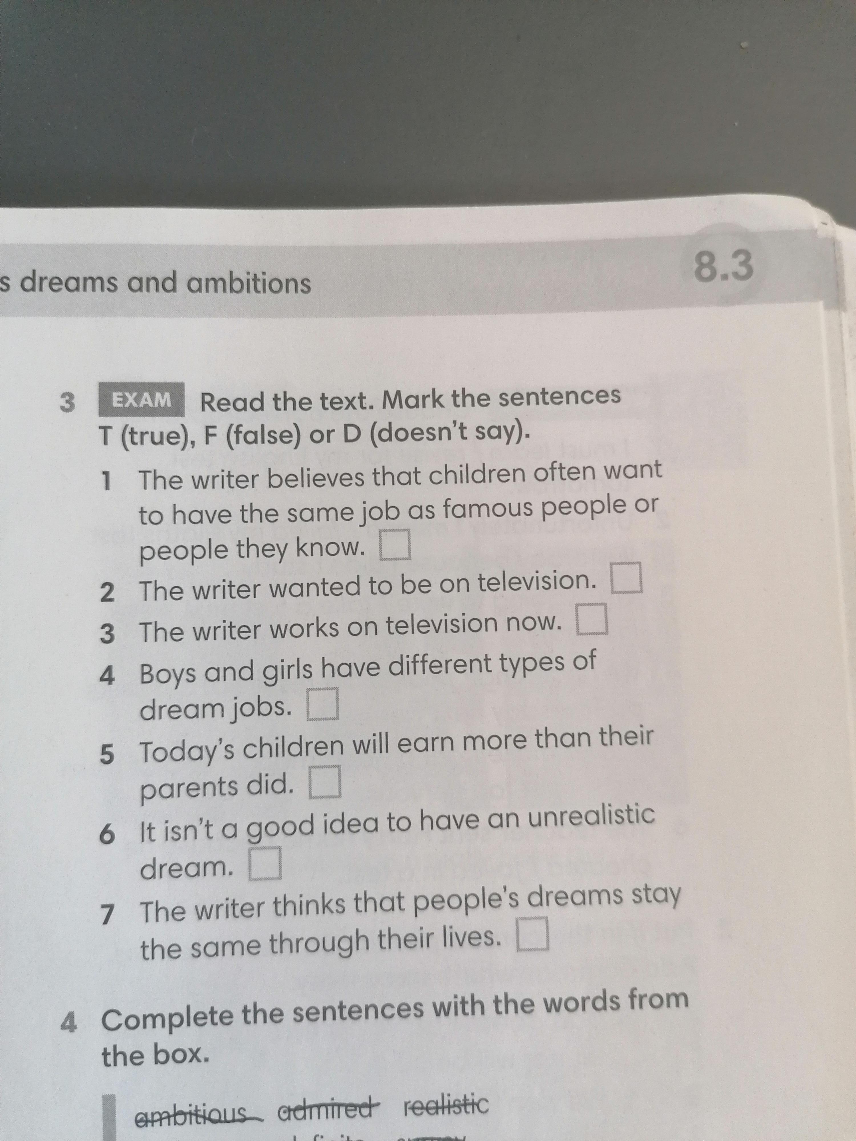 A2 level English language practice tests