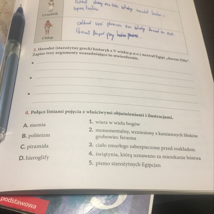Połącz liniami pojęcia z właściwymi objaśnieniami i ilustracjami