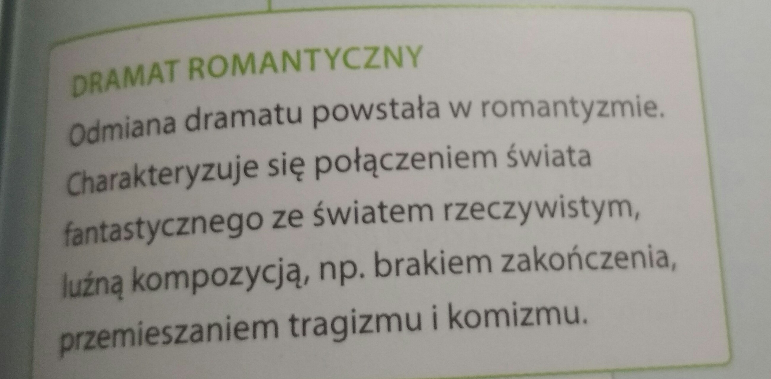 objasnij pojęcie dramat romantyczny Brainly.pl