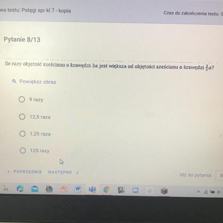 Ile razy objętość sześcianu o krawędzi 3a jest większa od objętości