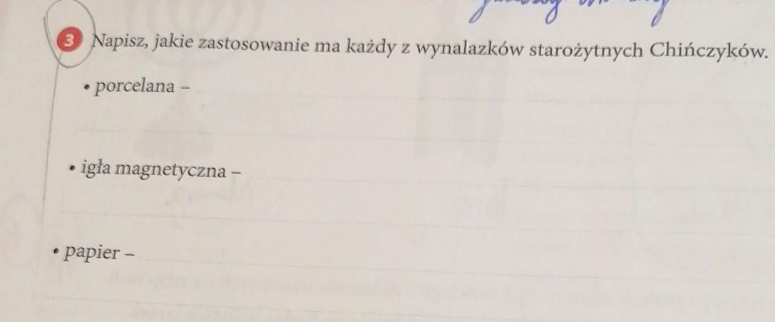 Napisz, jakie zastosowanie ma każdy z wynalazków starożytnych