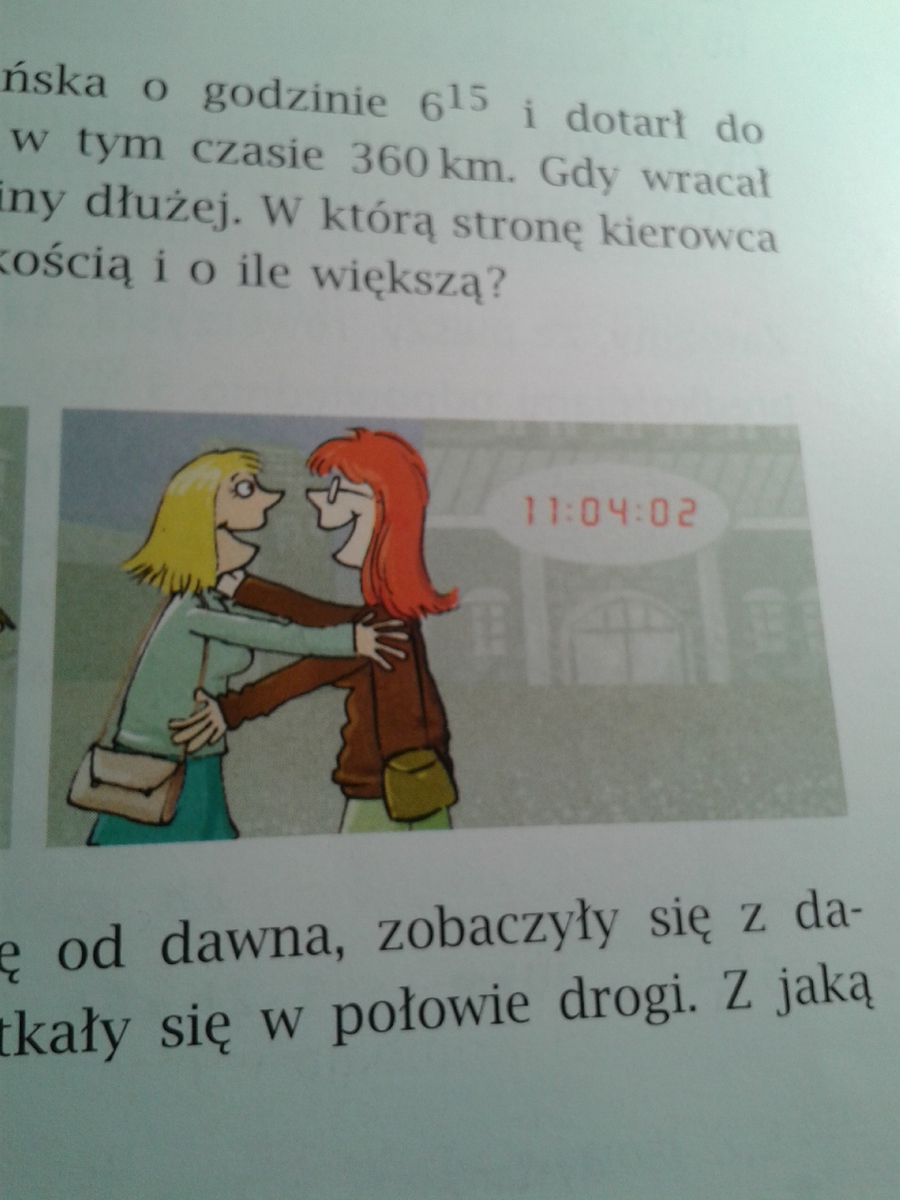 zad 5 str 115 Kierowca wyruszył z Gdańska o godzinie 615 i dotarł do