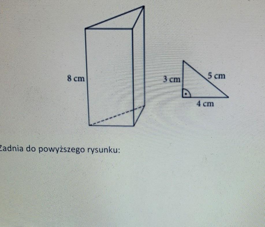 5 Ile krawędzi tego graniastosłupa ma długość 3 cm?A.16.4D. 126 Ile