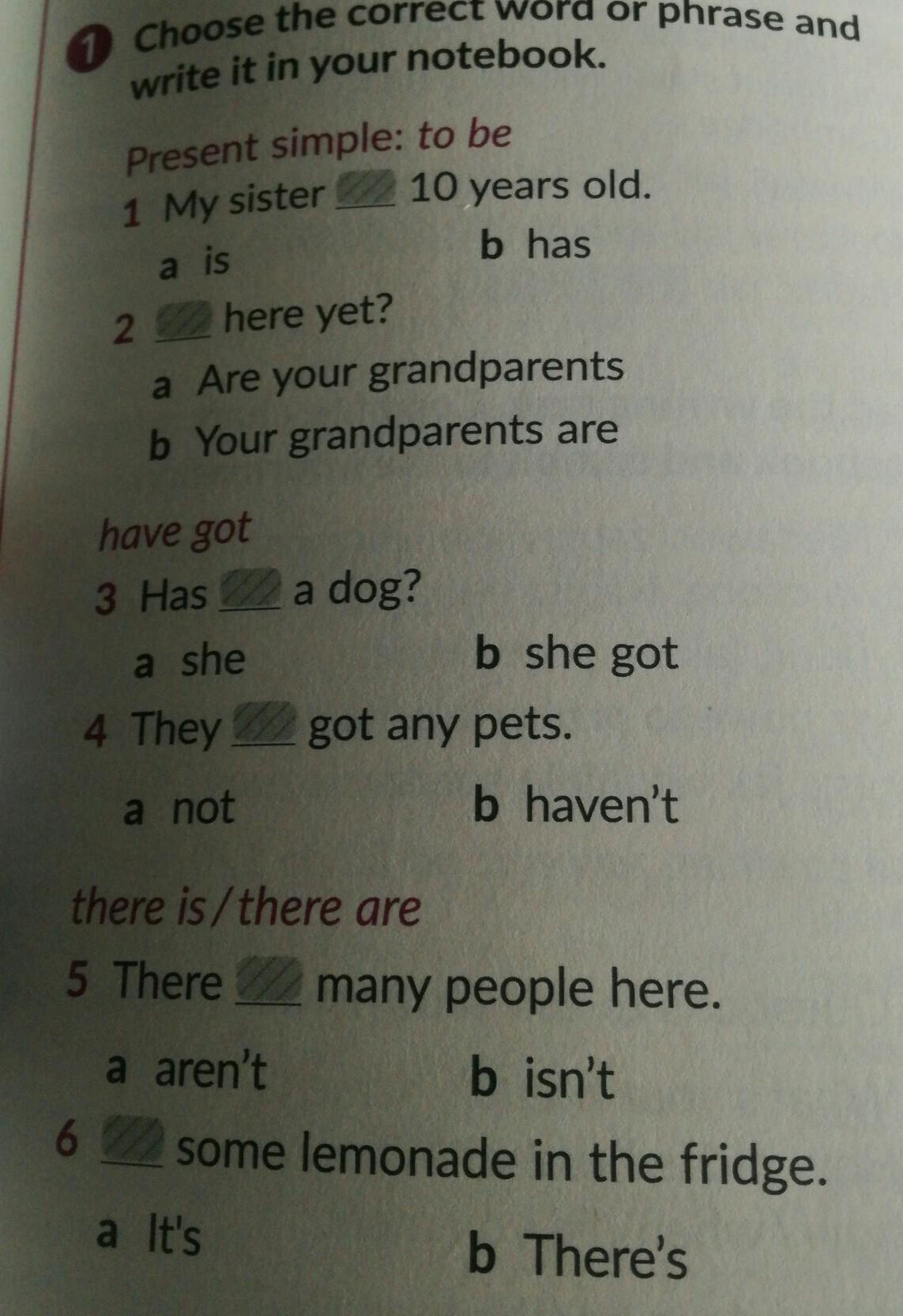 choose the correct Word or phrase and write in your notebook Brainly.pl