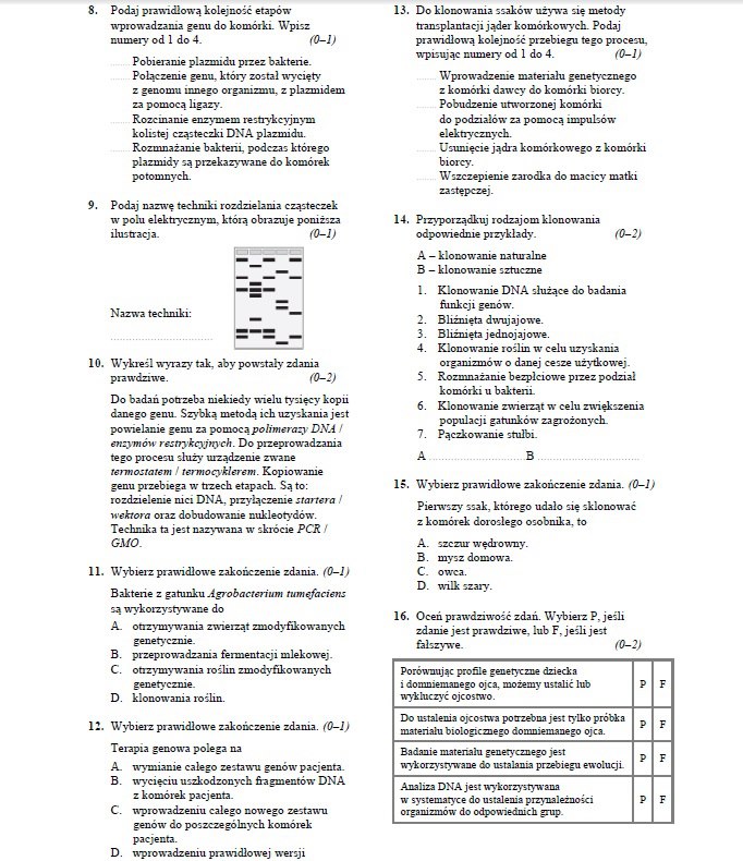 Jutro mam sprawdzian i potrzebuję odpowiedzi, czy ktoś chciałby mi