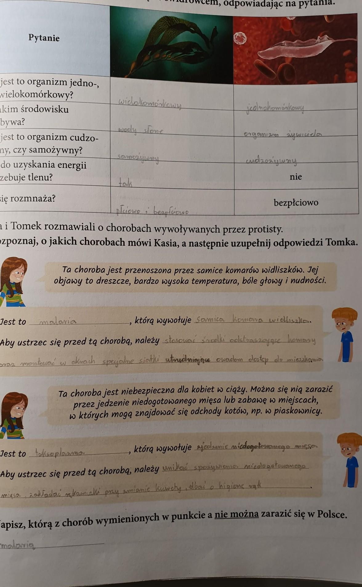 klasa 5 ćwiczenia puls życia biologia str 52,53,54 zad 3 4 5 i 6 szybko